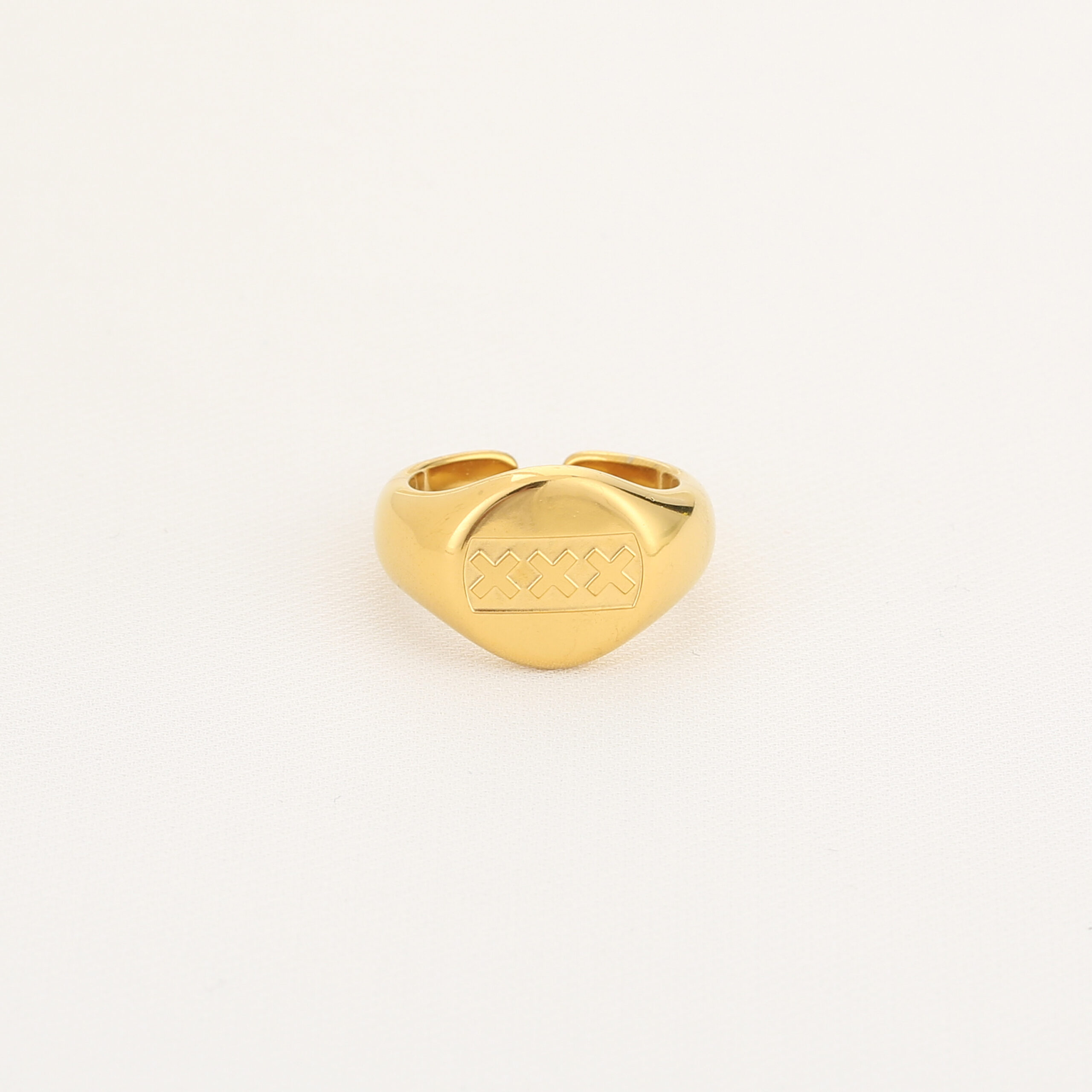 XXX AMSTERDAM RING GOLD