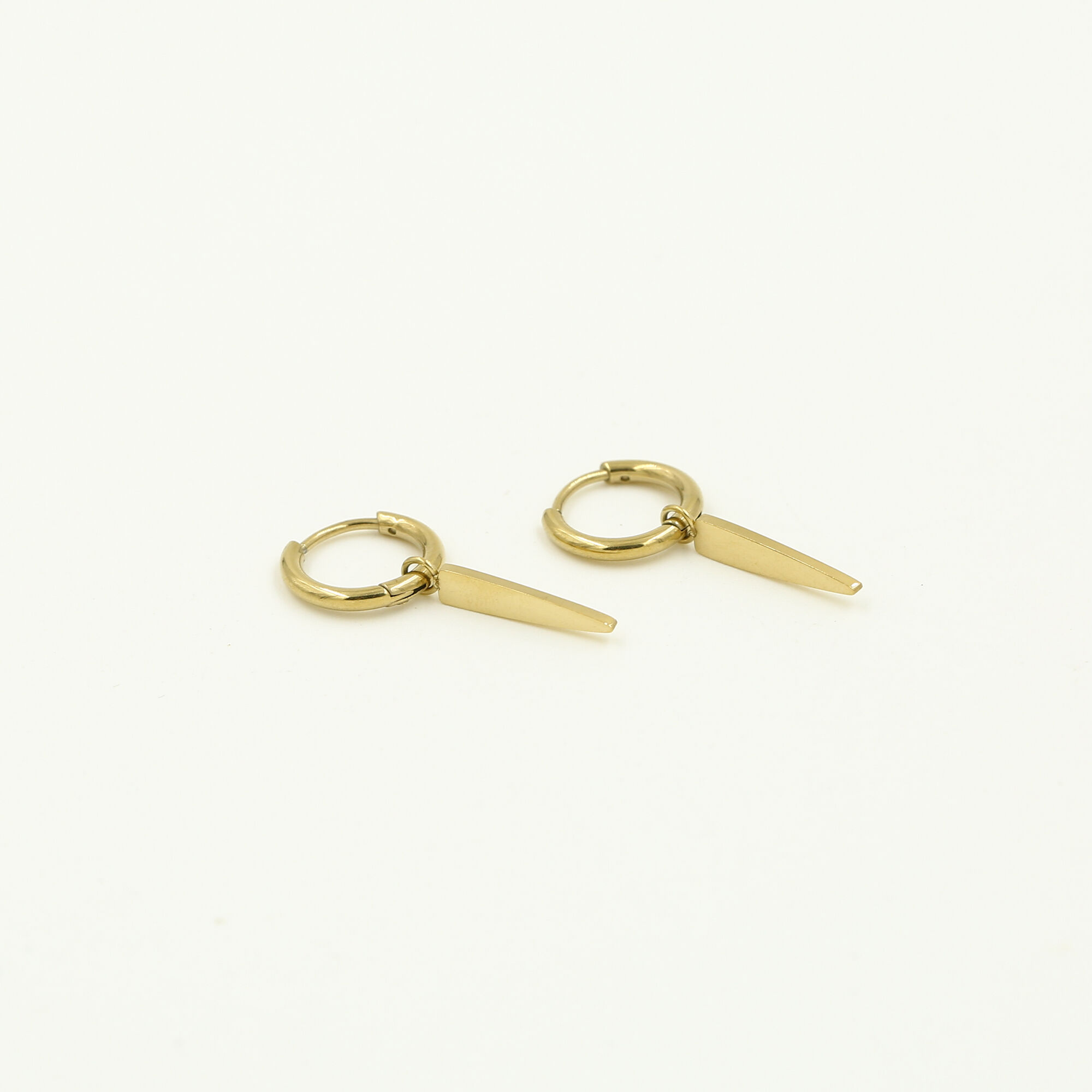 Creool met platte dolk lang goud