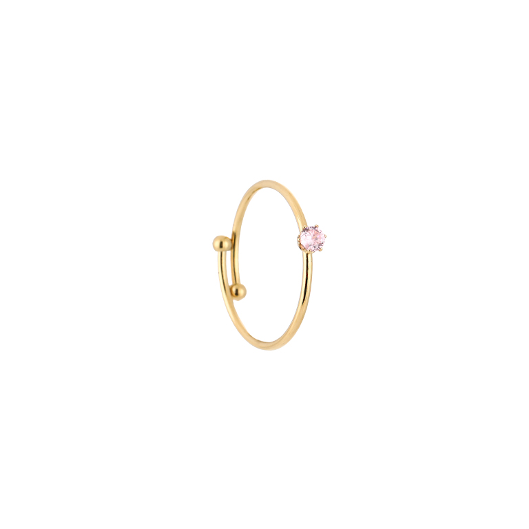 Multi kleur GOUD ring - Afbeelding 2